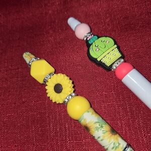 (4 For $30) Hand Crafted Colorful Kids Pens Set Of 2